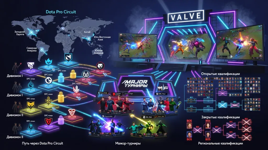 Квалификации The International 2026: как проходит отбор команд в Dota 2